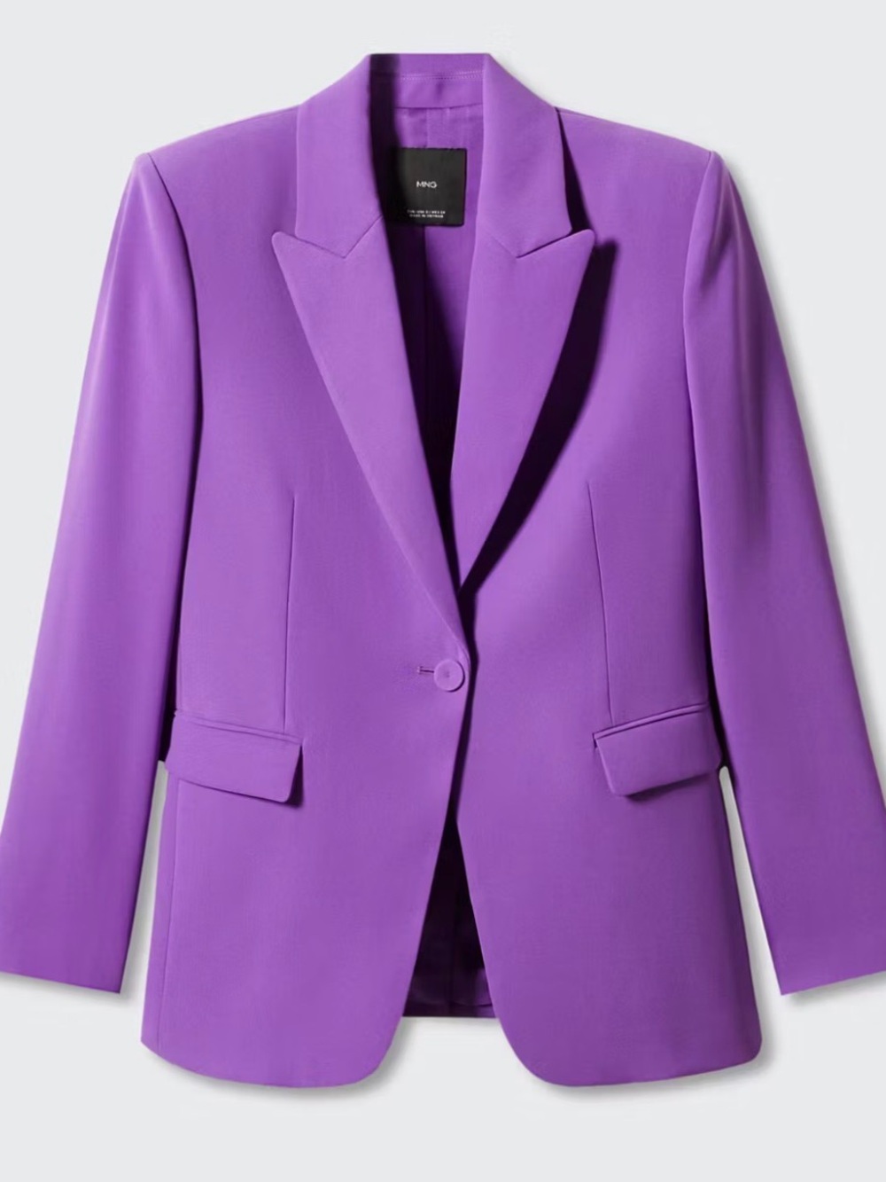 Mango Vibrant Purple Suit (Blazer and Pants)